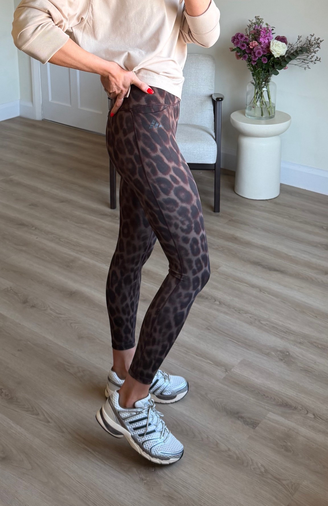 The most incredible leopard print leggings
I wear the XS 
I’m 5ft 6 

AD. @adidas #CREATEDWITHADIDAS 