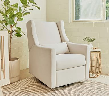 Babyletto Kiwi Swivel Glider Recliner & Ottoman | Pottery Barn Kids