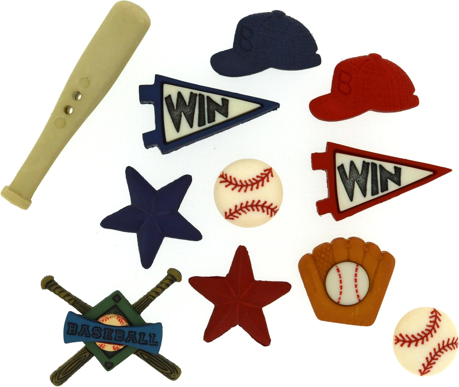 Dress It Up Baseball Buttons, Varies | Amazon (US)