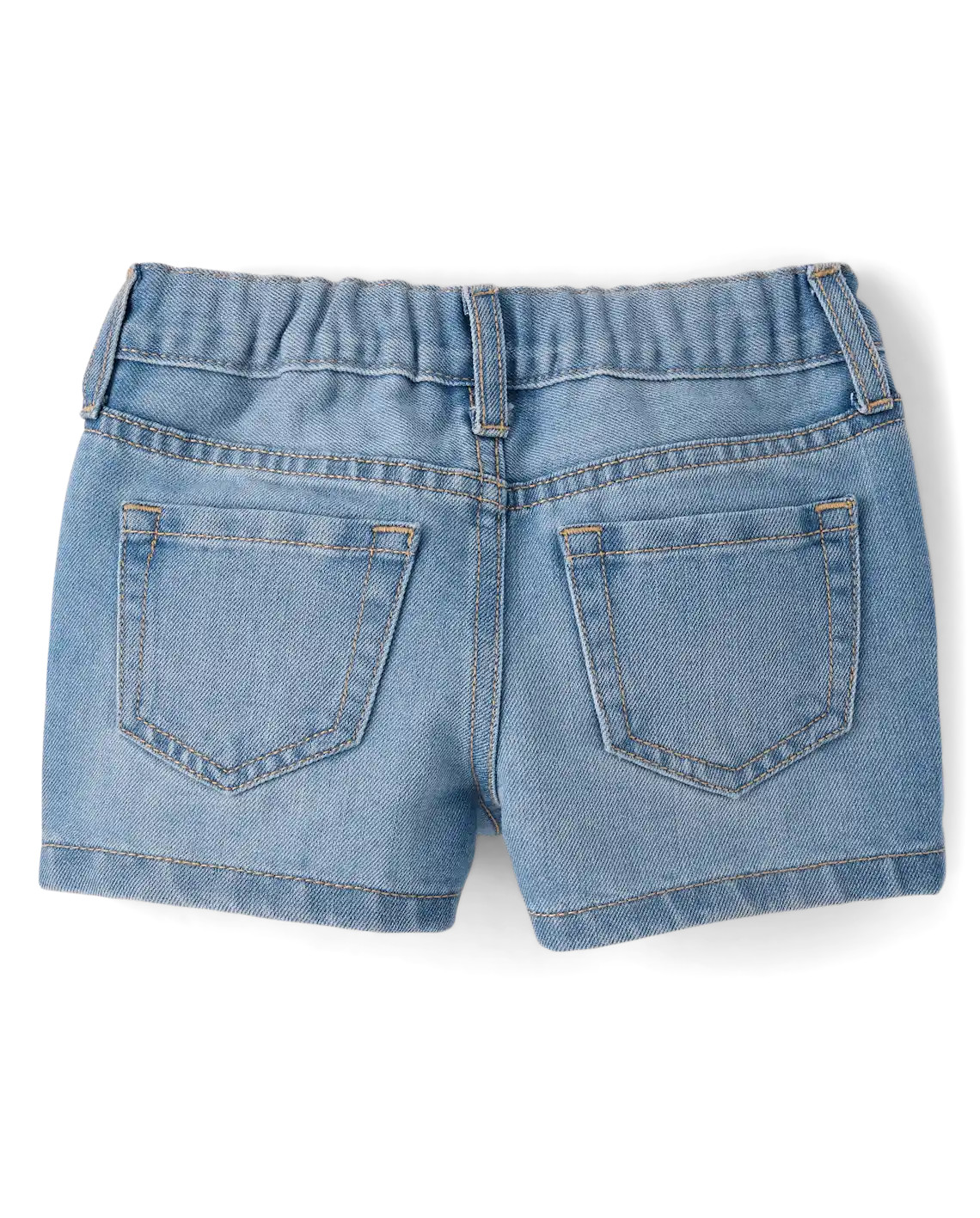 Baby And Toddler Girls Crochet Shortie Jeans Shorts - blue | The Children's Place