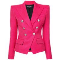 Balmain double breasted blazer - Pink | Farfetch EU