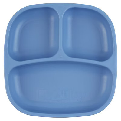 Re-Play 7" Divided Plate - Denim | Target