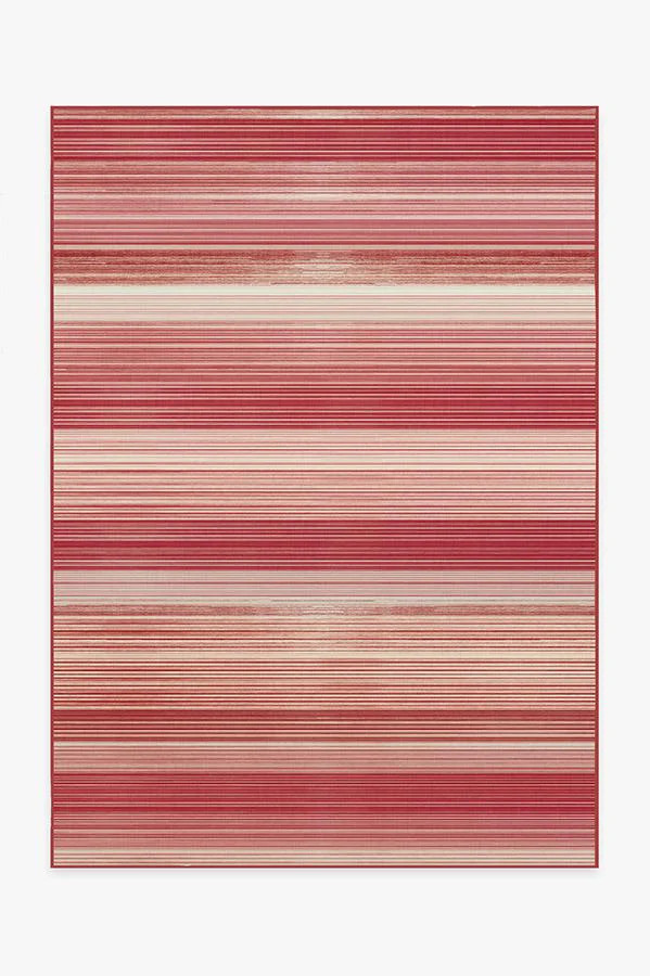 Linear Striped Candy Cane Rug | Ruggable