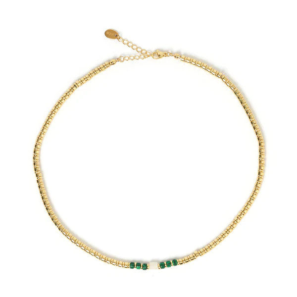 Capri Necklace - Malachite | Arms Of Eve