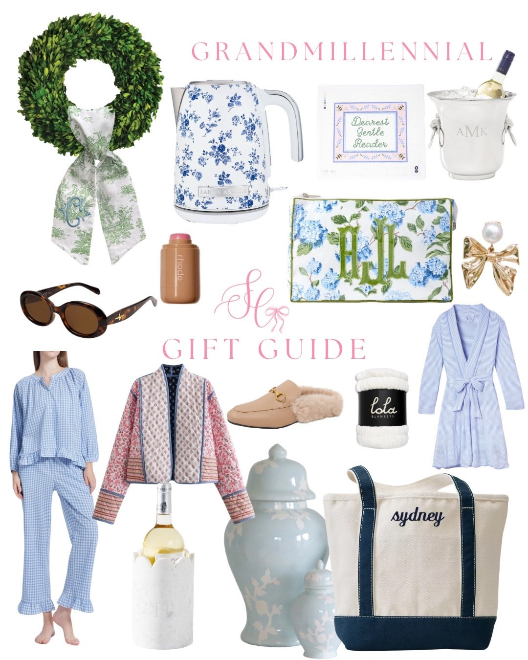 grandmillennial gift guide 🎀

#LTKGiftGuide #LTKHoliday #LTKStyleTip