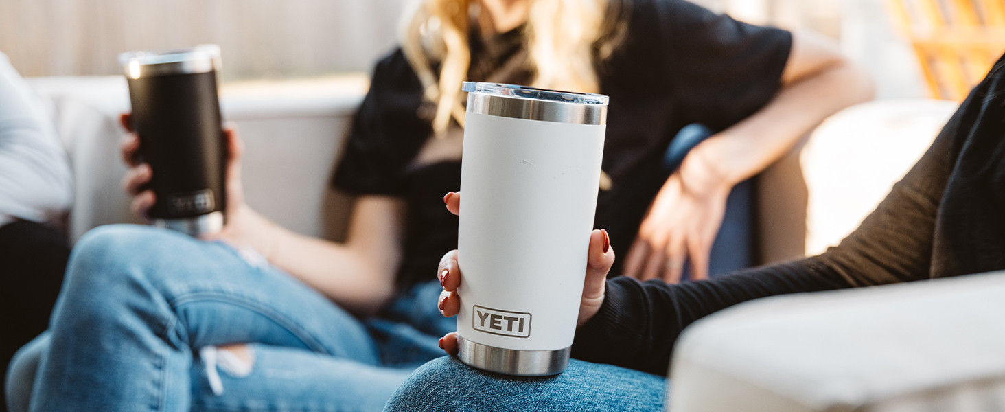 YETI Rambler 20 oz Stainless Steel Vacuum Insulated Tumbler w/MagSlider Lid | Amazon (US)