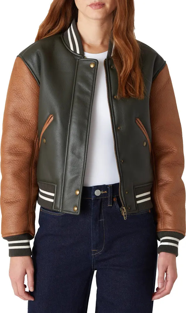 BLANKNYC Bonded Faux Leather Bomber Jacket | Nordstrom | Nordstrom