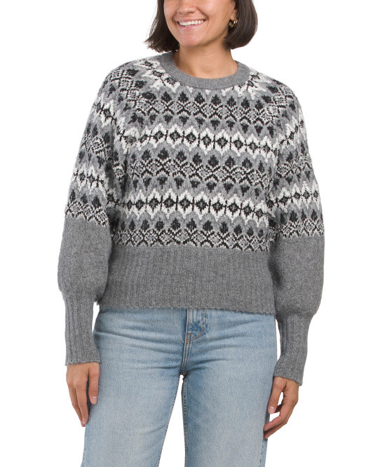 Puff Sleeve Sweater | TJ Maxx