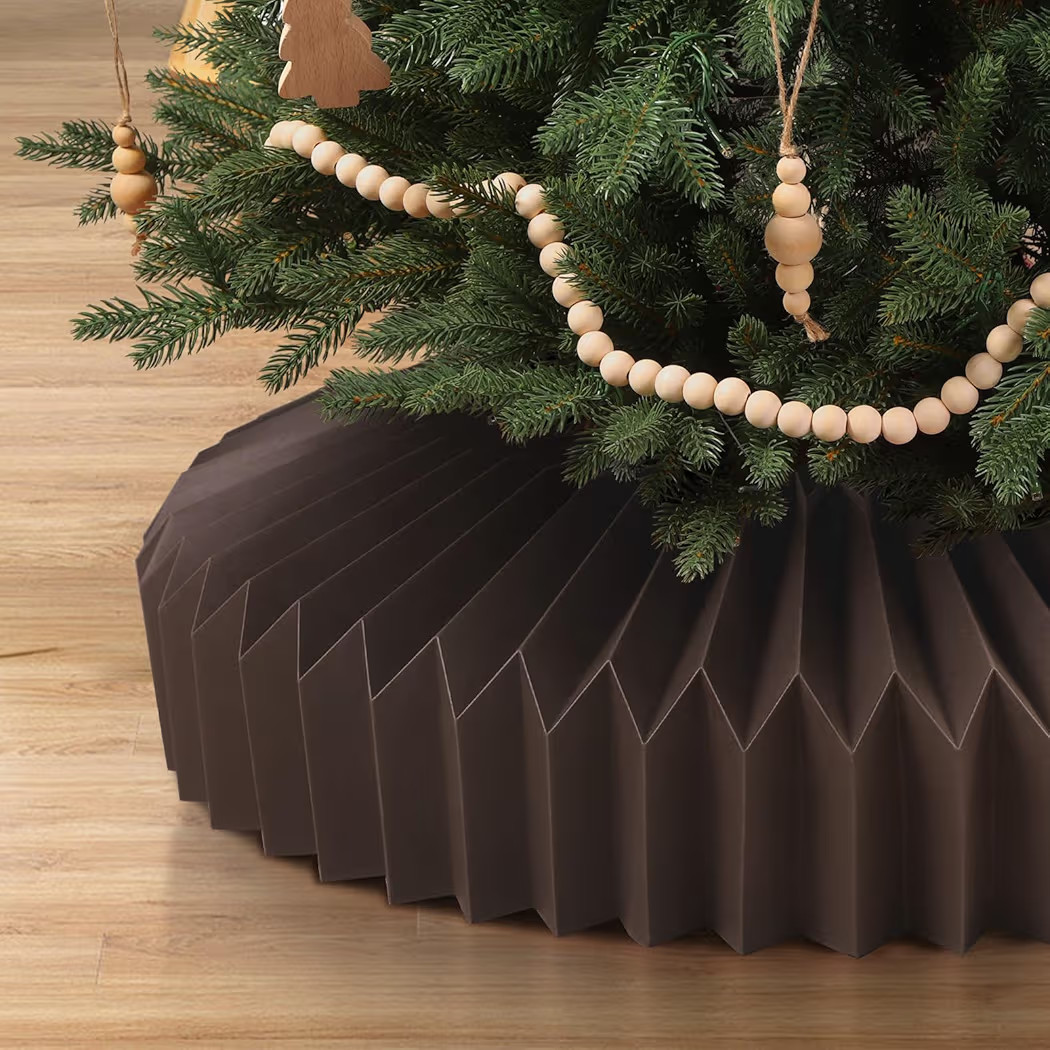 JOICEE Honeycomb Christmas Tree Collar,Foldable Paper Christmas Tree Ring Modern Tree Base Cover ... | Amazon (US)