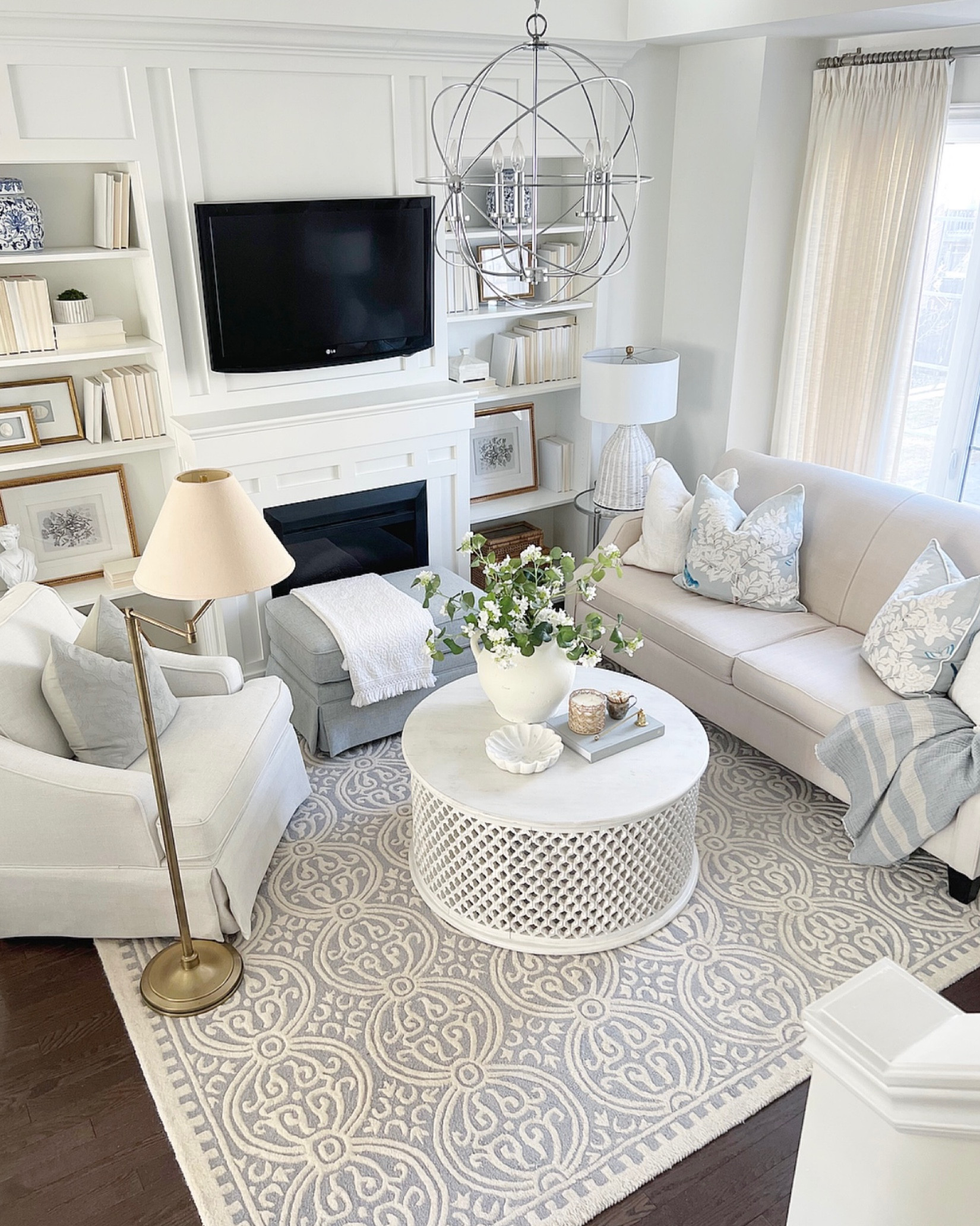 Living room. Custom drapery. Amazon drapery. Two pages drapery  

#LTKSeasonal #LTKhome #LTKSpringSale
