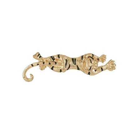 Time and Tru Goldtone Tiger Brooch 1 Piece | Walmart (US)