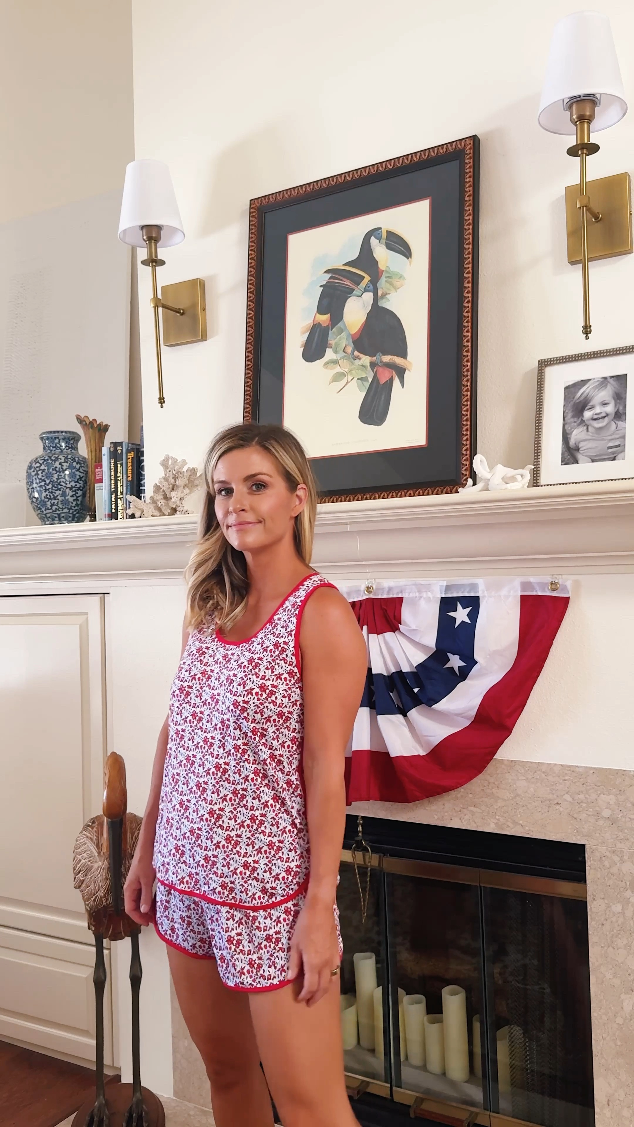 Summer Americana pajamas 

#LTKSeasonal #LTKOver40 #LTKFindsUnder100