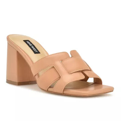 Nine West Women's Kaelyn Square Toe Slip-On Dress Sandals, 8.5M | Belk