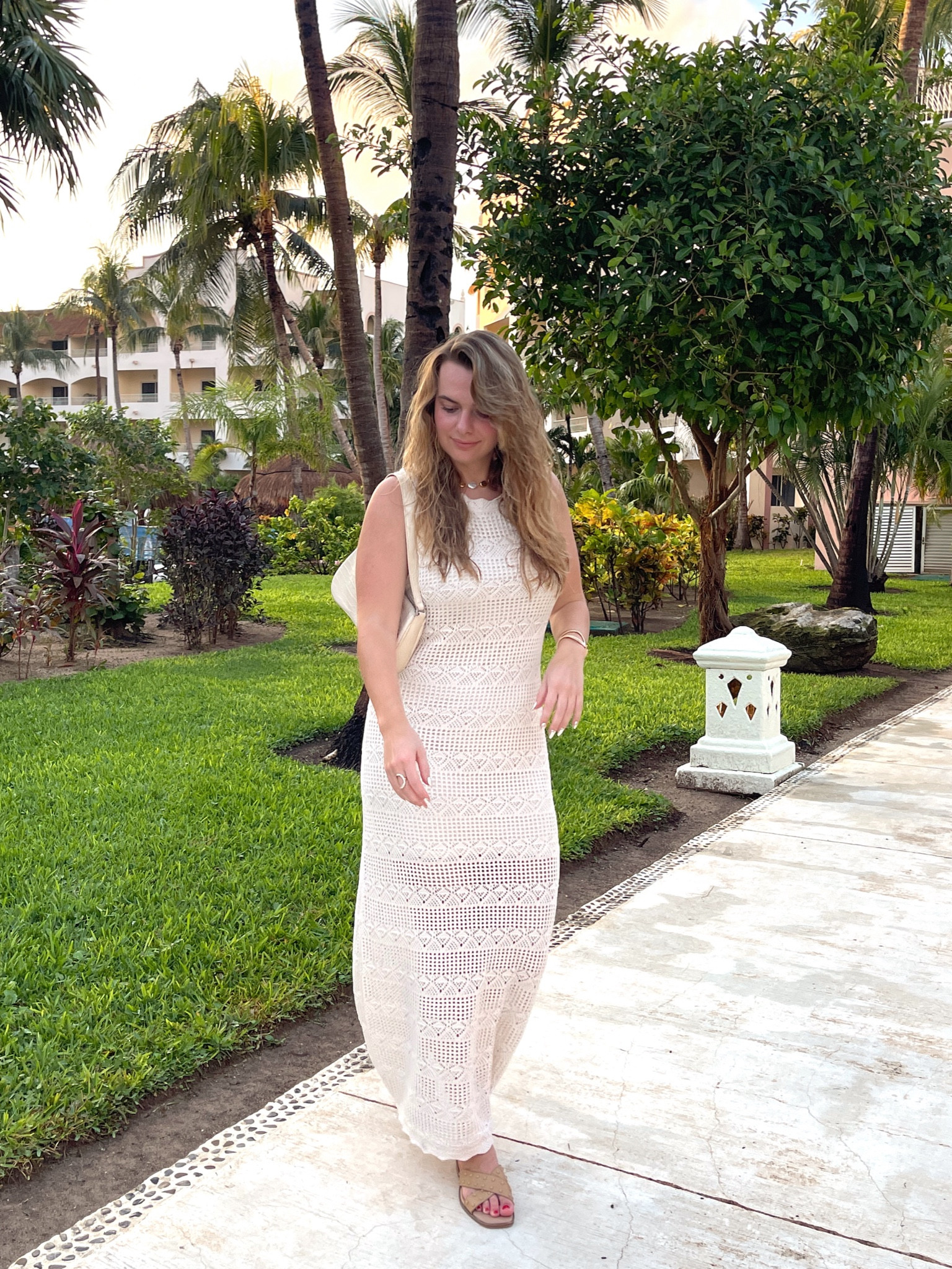 White crochet dress from TJ Maxx. Will link similar dresses. Off white shoulder bag from Amazon. Pearl necklace from Nordstrom. 

#LTKFindsUnder100 #LTKStyleTip #LTKFindsUnder50