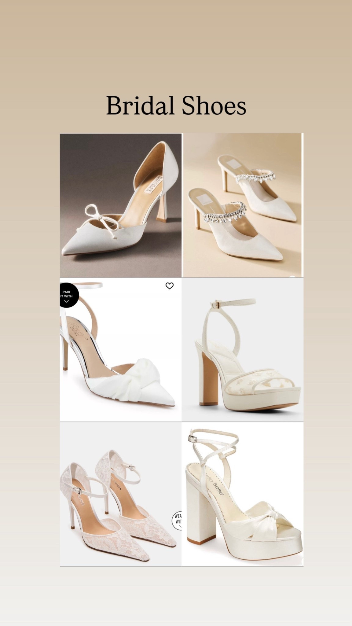 Bridal shoes for your bachelorette party, bridal shower, engagement party, engagement photos, wedding day! 

White shoes
Heels
Sandals
Comfortable shoe

#LTKWedding #LTKU #LTKSaleAlert