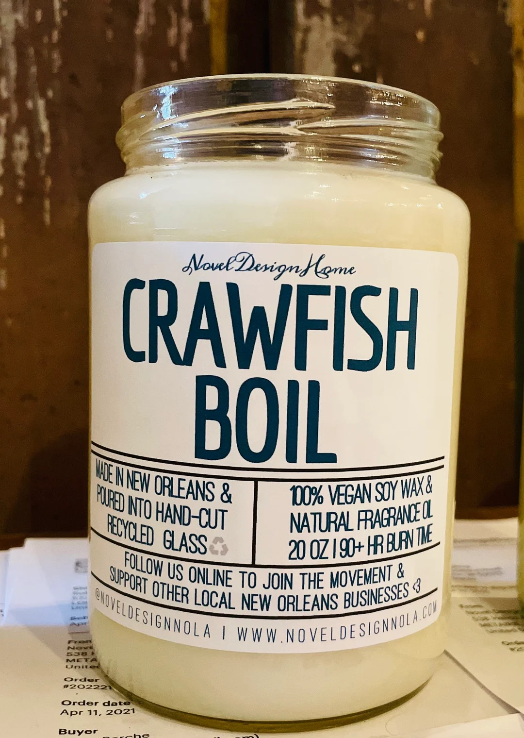 CRAWFISH BOIL Scented Candle | Cajun Cooking Creole Seafood Seasoning | Authentic Spicy | New Orl... | Etsy (US)