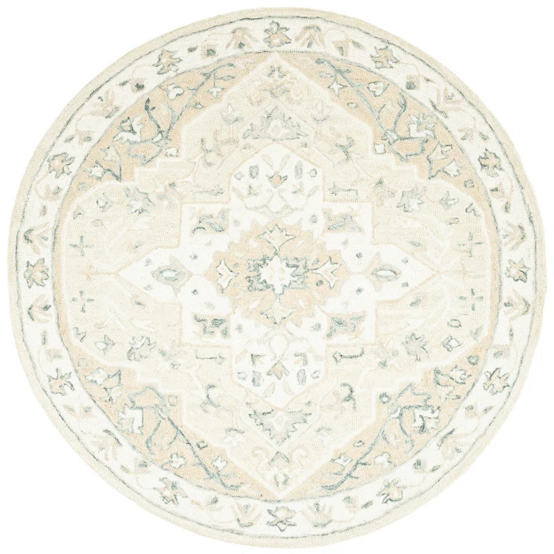 Dalewood Oriental Handmade Flatweave Wool Beige/Ivory Area Rug | Wayfair North America