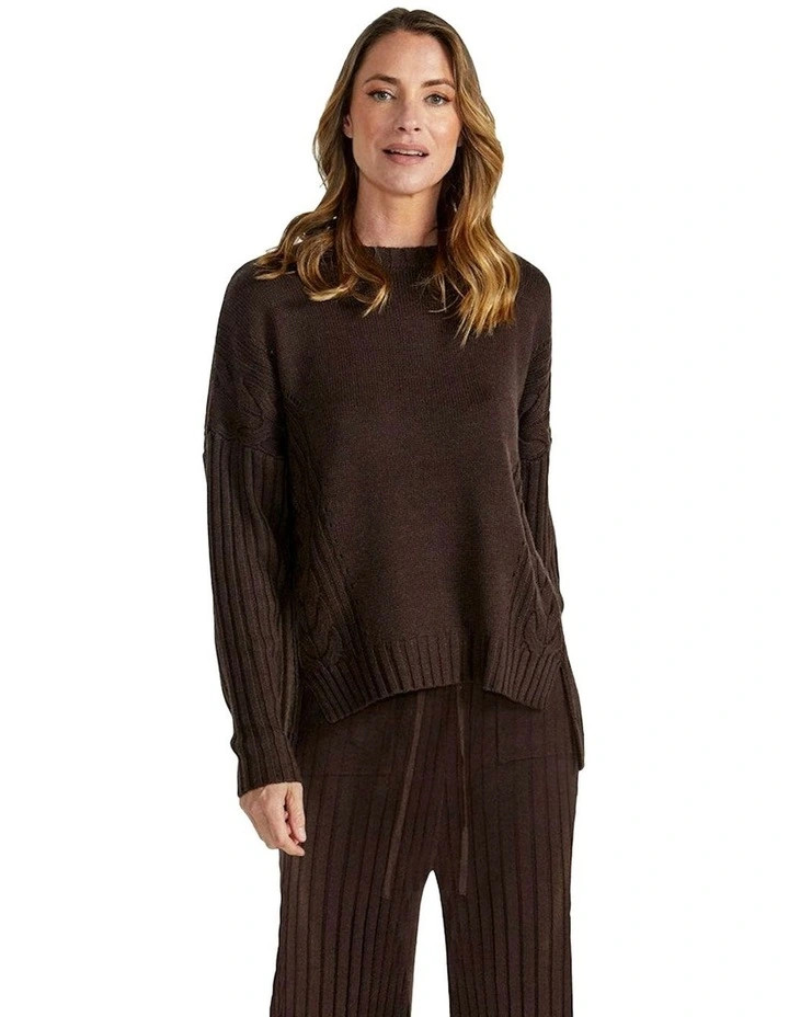 Fate & BeckerCatalina Knit Jumper in Chocolate | Myer