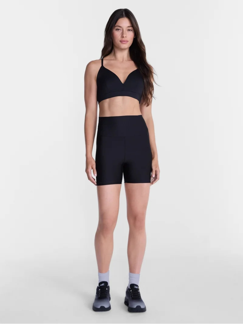 Avia Women's Shine Cross Back Sports Bra, Sizes XS-XXL | Walmart (US)