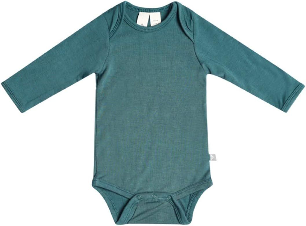 KYTE BABY Soft Bamboo Rayon Long Sleeve Unisex Bodysuit, 0-24 Months | Amazon (US)
