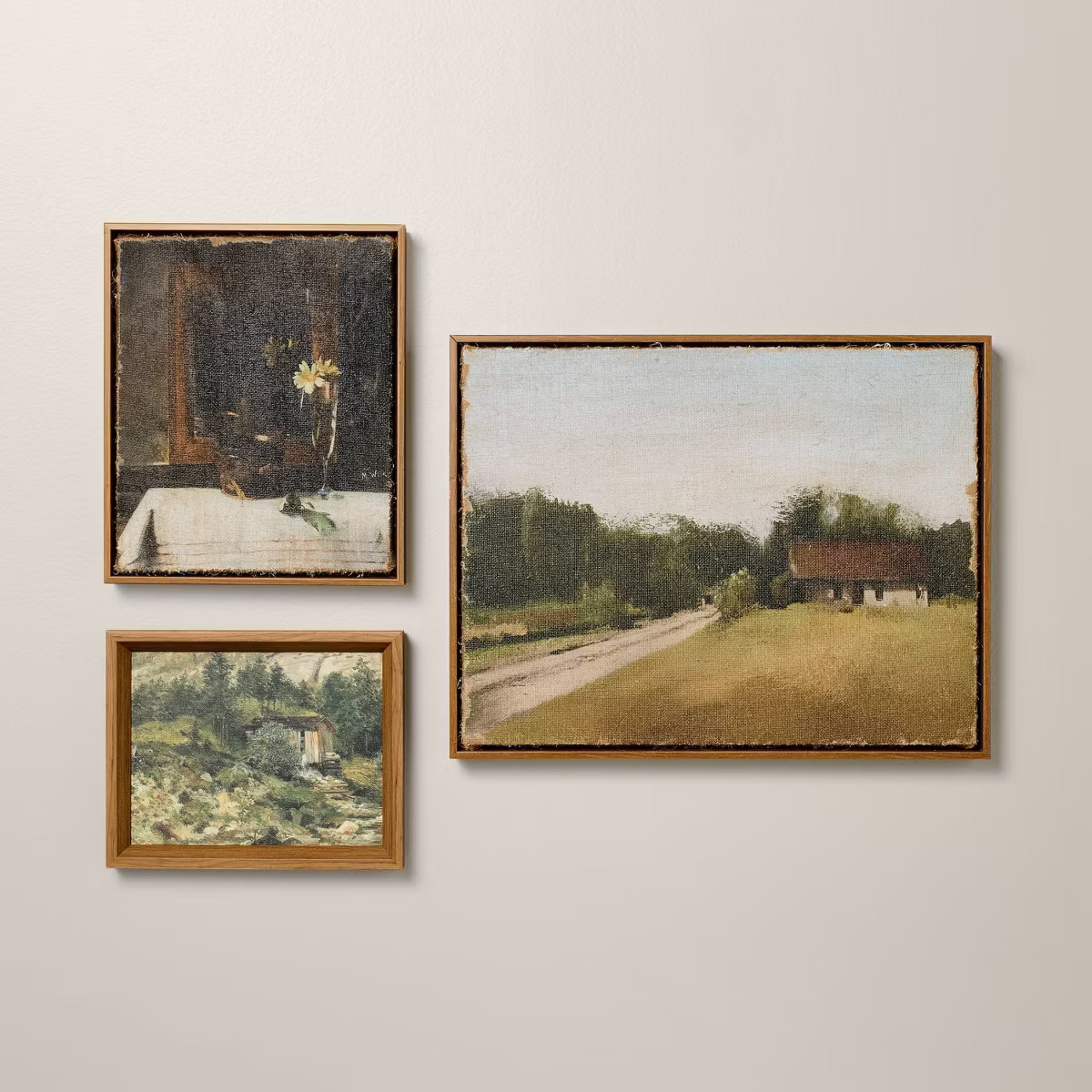 3pc 10x8" and 10x12" and 18x14" Mixed Gallery Wall Art Set - Hearth & Hand™ with Magnolia | Target