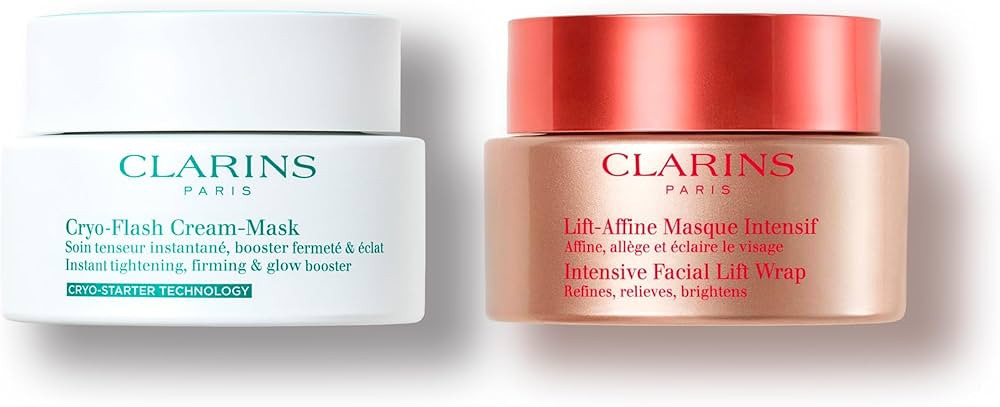 CLARINS Cryo-Flash Face Mask | Visible Lift Effect in 10 Minutes* | Visibly Minimizes Pores | Boo... | Amazon (US)