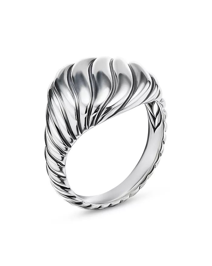 Sterling Silver Sculpted Cable Pinky Ring | Bloomingdale's (US)
