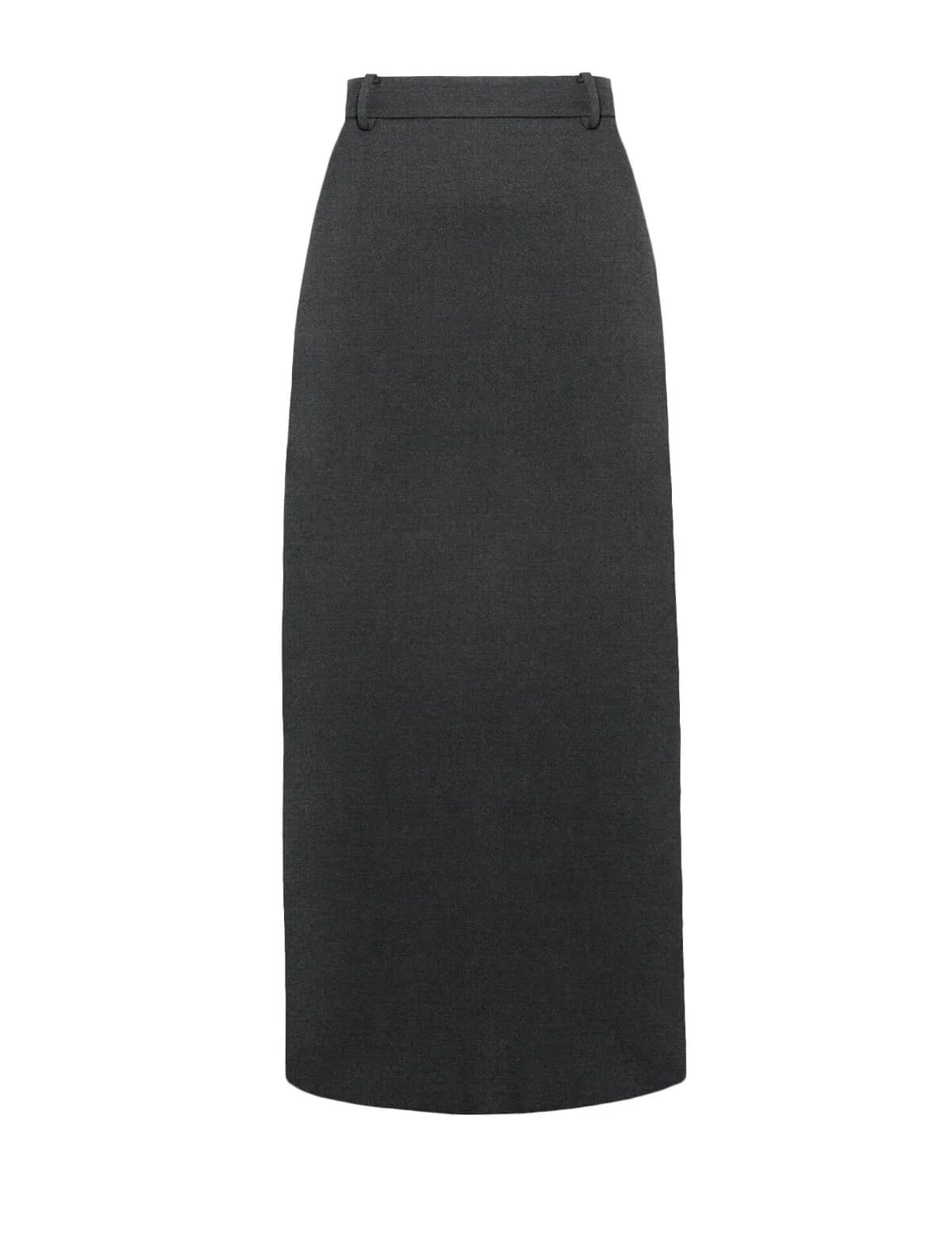 Nia Grey Maxi Skirt | Pixie Market