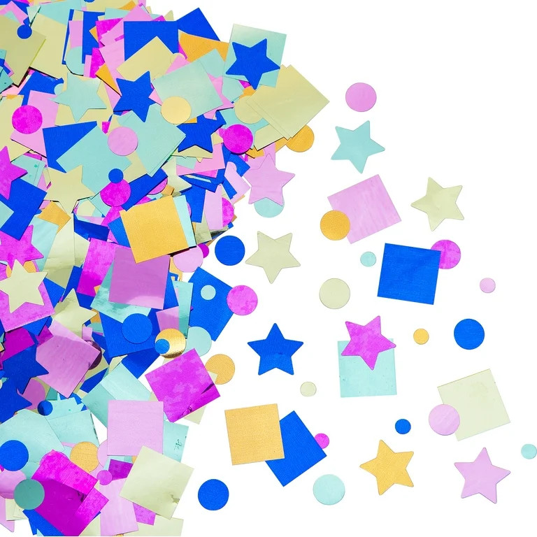 Pastel Foil Confetti 5 ounces, Multicolor by Way to Celebrate - Walmart.com | Walmart (US)