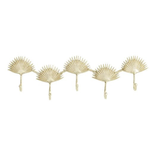 Gold Metal Palm Leaf Wall Rack by World Market | World Market