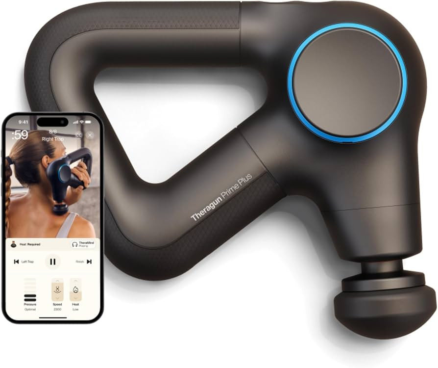 TheraGun Prime Plus Heated, Powerful Massage Gun for Enhanced Warm-Up & Workout Recovery - Quiet ... | Amazon (US)