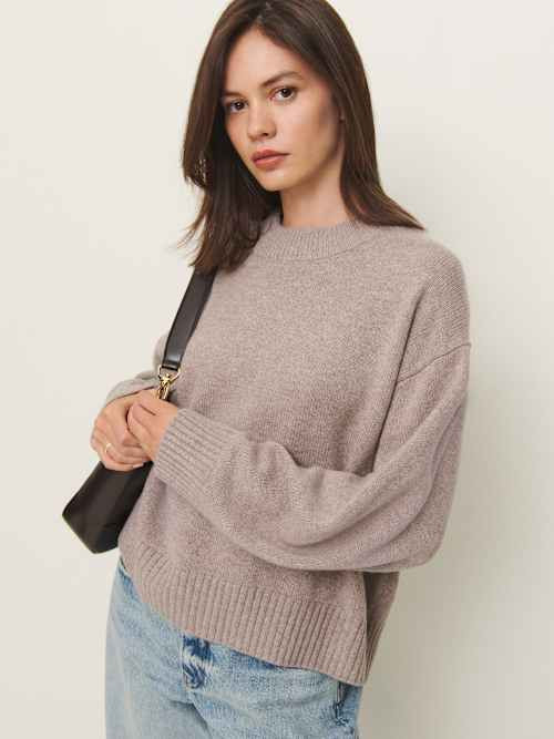Cove Cashmere Oversized Crew | Reformation (Global)