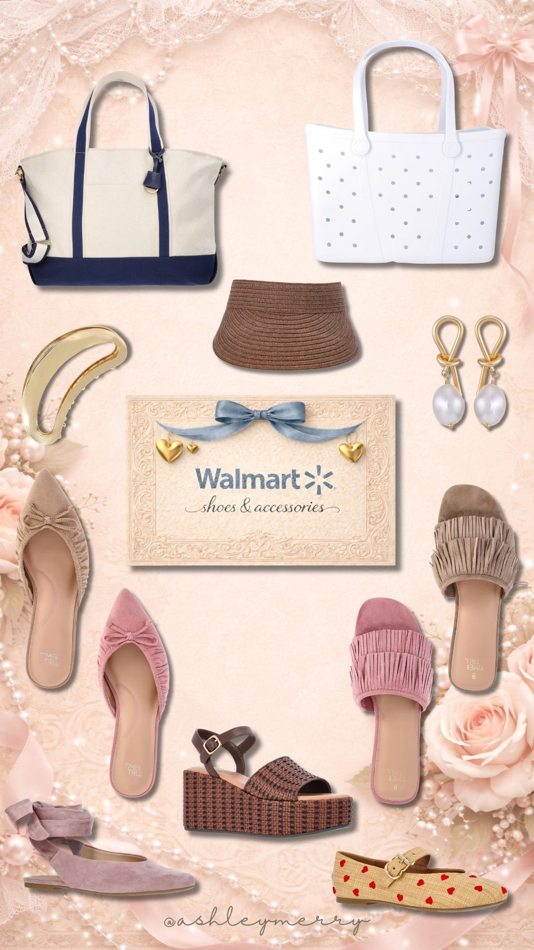 NEW at Walmart!!!!! 
If in between shoe sizes, size up a half! They all ran a little smaller. The fringe sandals I went up a full size!

#LTKTravel #LTKootd #LTKU