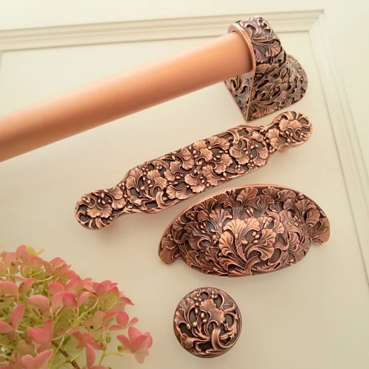 Floral 4.125'' Cup Pull | Wayfair North America