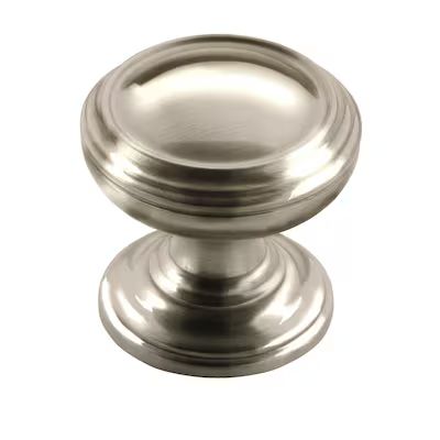 Amerock  Revitalize 1-1/4-in Polished Nickel Round Traditional Cabinet Knob | Lowe's