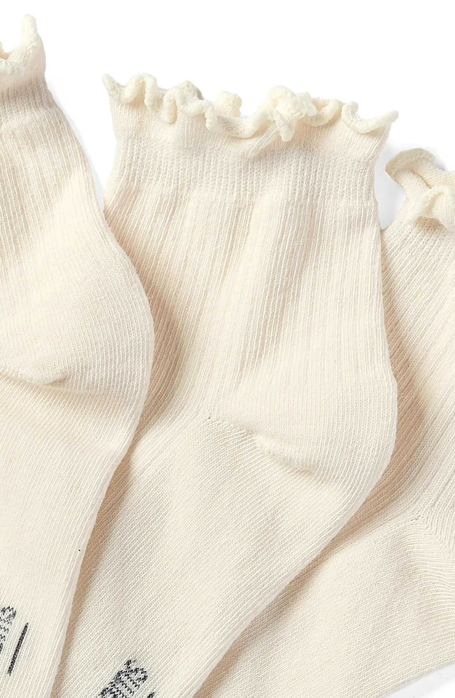 Everyday Classics Ruffle 3-Pack Crew Socks | Nordstrom