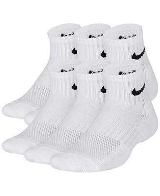 Nike Big Kids' Cushioned Ankle Socks, 6 Pairs - Macy's | Macy's