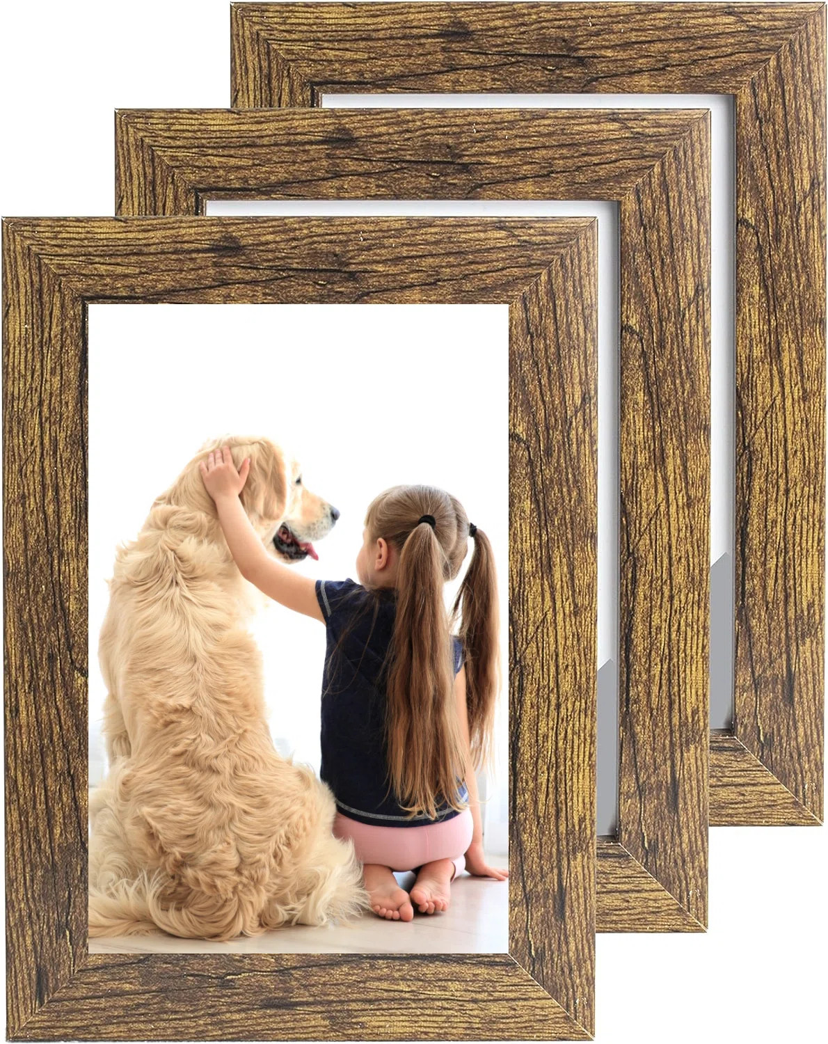 Brown Picture Frame (Set of 3) | Wayfair UK