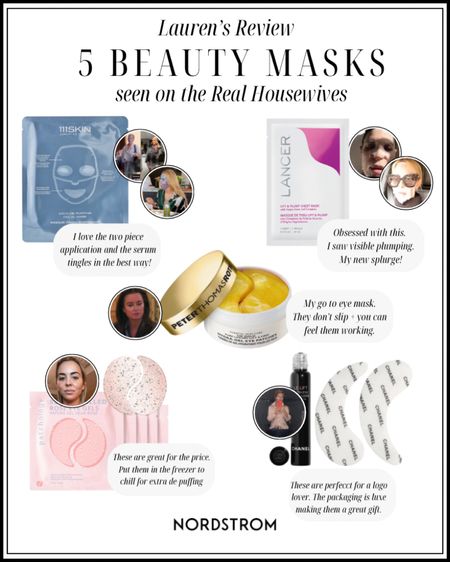 I partnered with @nordstrombeauty to try 5 popular beauty masks we’ve spotted on the Real Housewives + other Bravolebs! Here they are along with a few of my thoughts. Plus Nordy Club members earn 3x the points on beauty purchases through May 5th, so shop and save! The names mentioned are not affiliated with these post or these products. We just spotted them using them! #nordstrom #nordstrombeauty #nordstrompartner