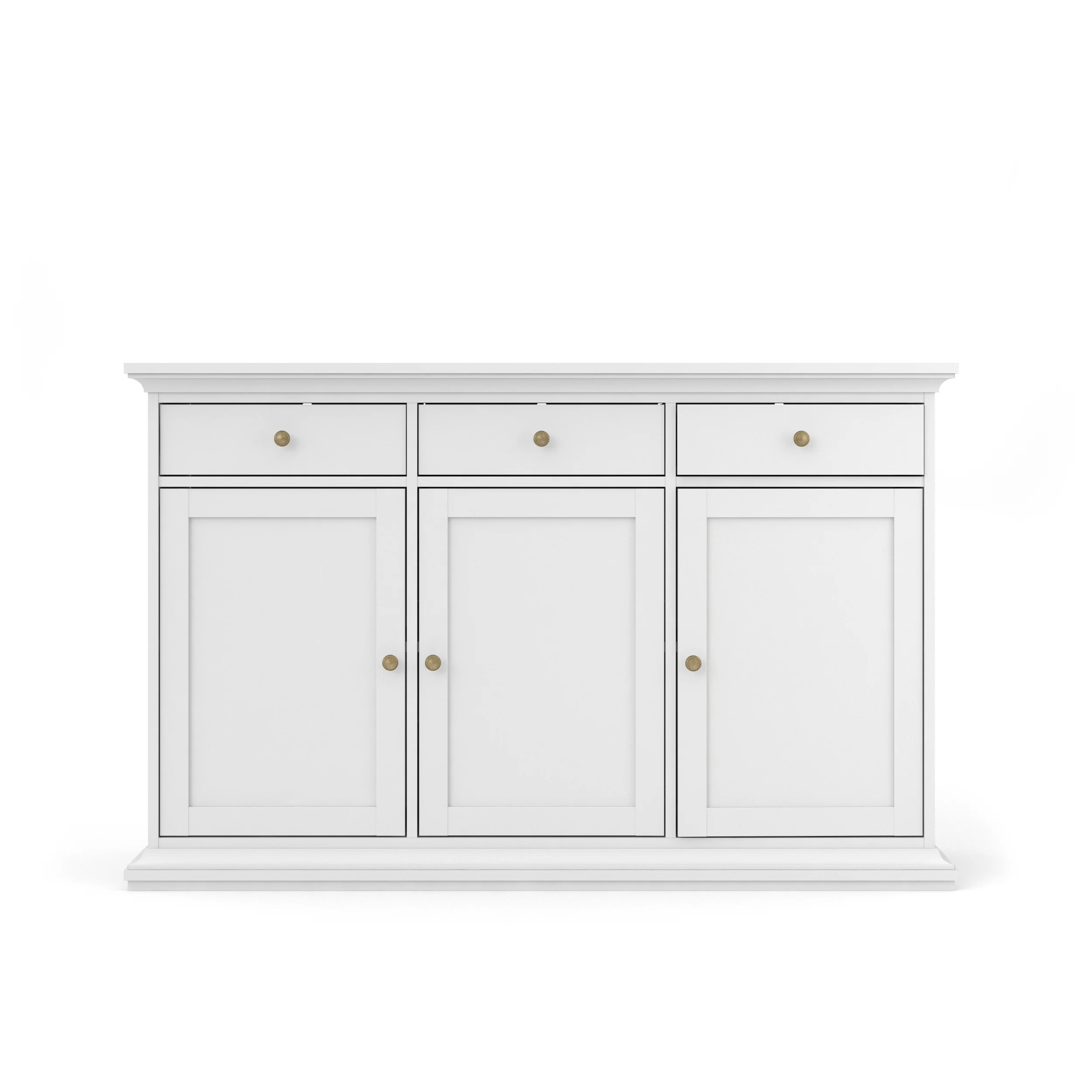 Maison Park Sideboard with 3 Doors and 3 Drawers - Walmart.com | Walmart (US)