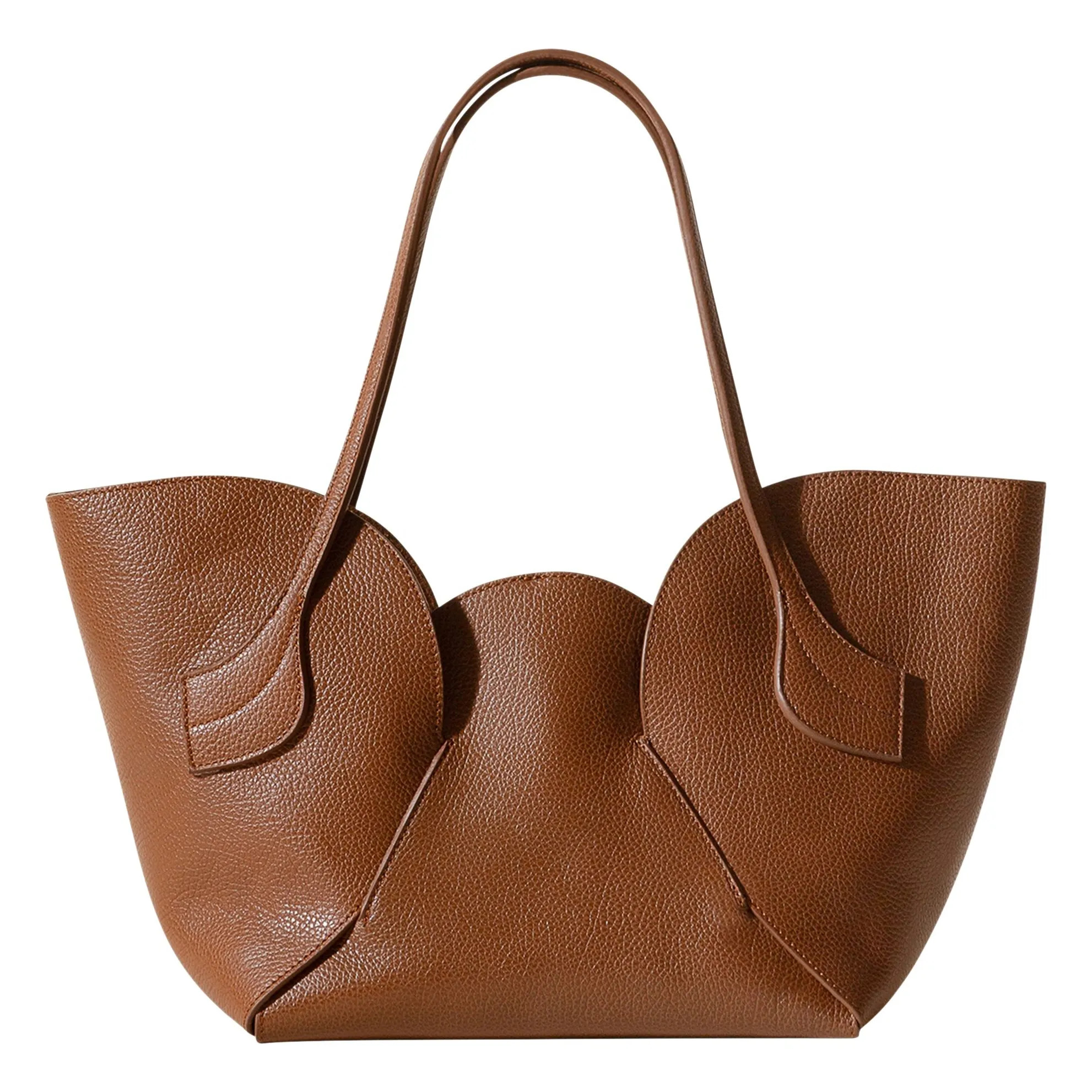 Sepal S Tasche aus genarbtem Leder | Karamel | Smallable