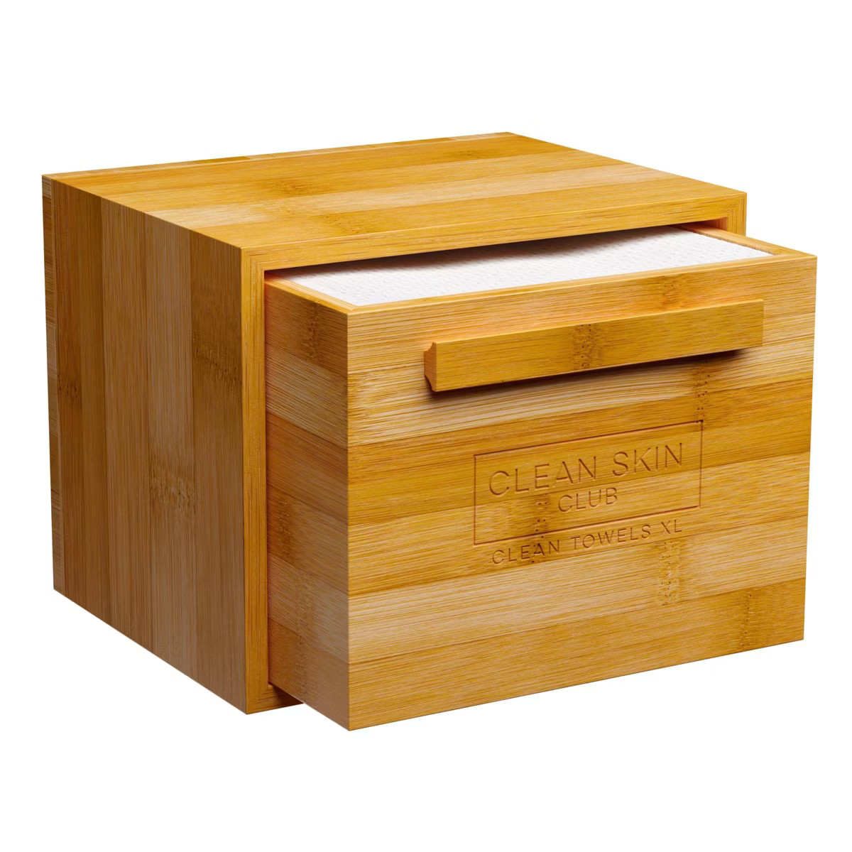 Clean Skin Club Clean Towels XL Original + Bamboo Container - Drawer - 50ct | Target