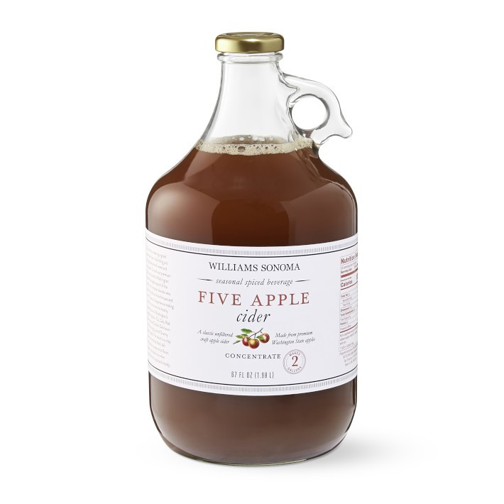 Williams Sonoma Five Apple Cider Concentrate Jug | Williams-Sonoma