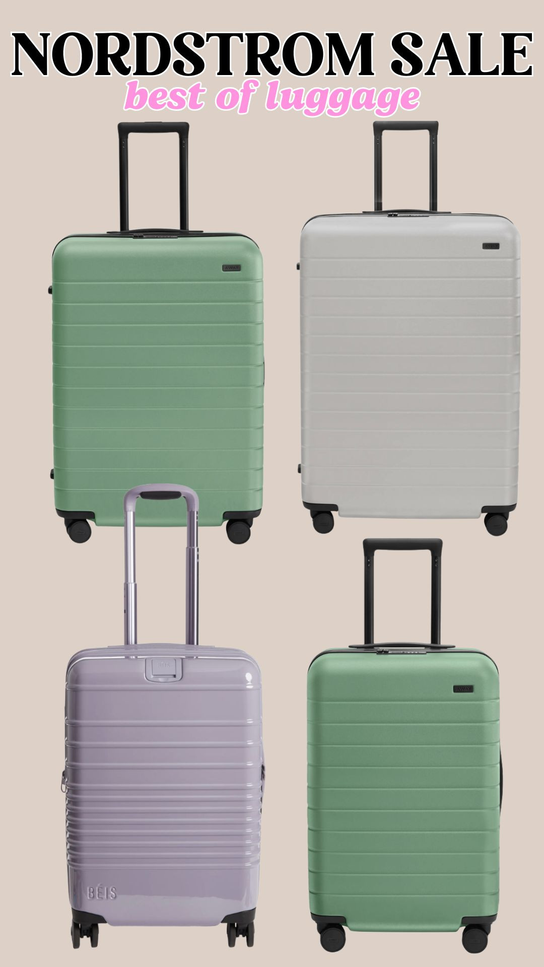 Nordstrom sale - best of luggage! 

#LTKFindsUnder100 #LTKFindsUnder50 #LTKSaleAlert