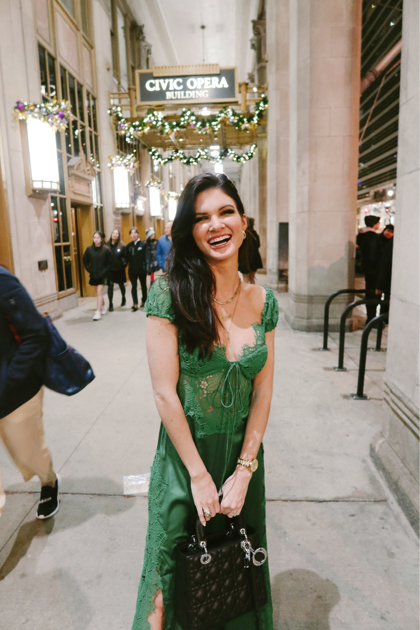 chinese dress ladies for Love & Lemons Casey Maxi Dress | Green | Size Xs main image 0