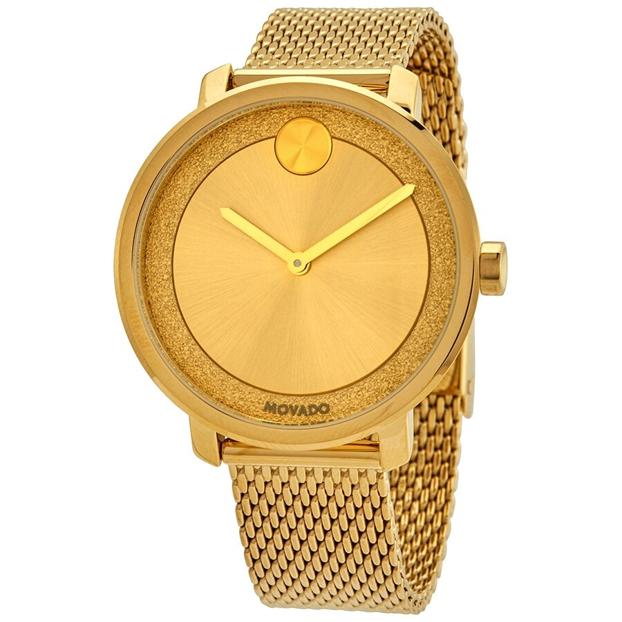 Bold Gold-tone Metallic Dial Ladies Watch | Jomashop.com & JomaDeals.com