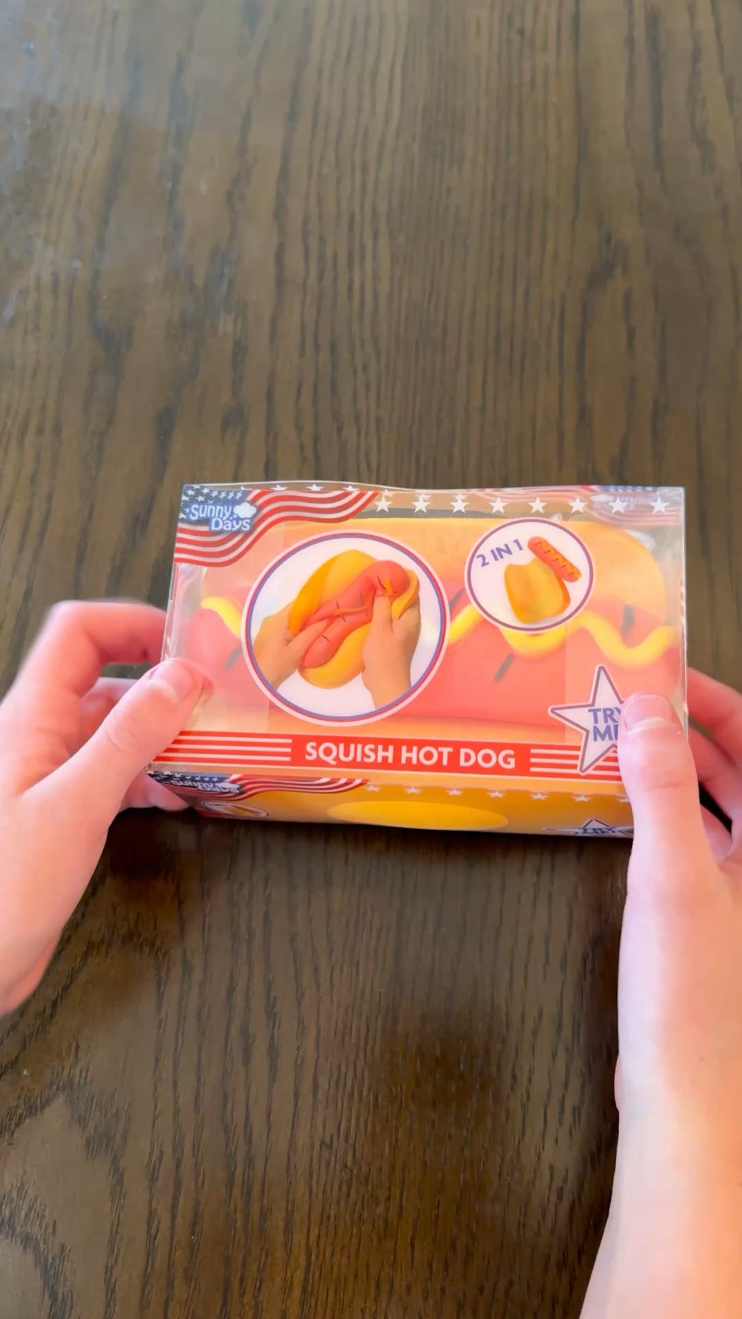 2 in 1 hot dog squishy! 

Kids. Viral. Toys. Target.

#LTKKids #LTKfoodie