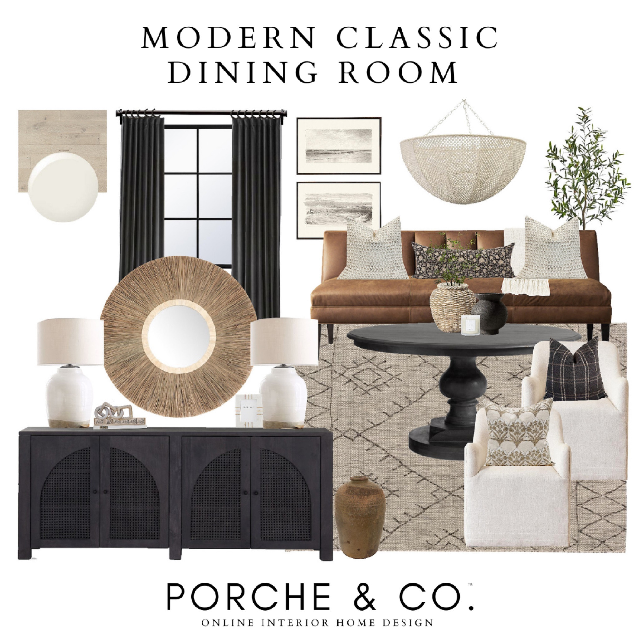 Dining room mood board, dining room inspo, moody dining room, round dining table 

#LTKStyleTip #LTKHome #LTKSaleAlert