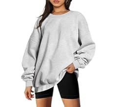 EFAN Women's Oversized Fleece Sweatshirts Long Sleeve Crew Neck Pullover Sweatshirt Casual Hoodie... | Amazon (US)