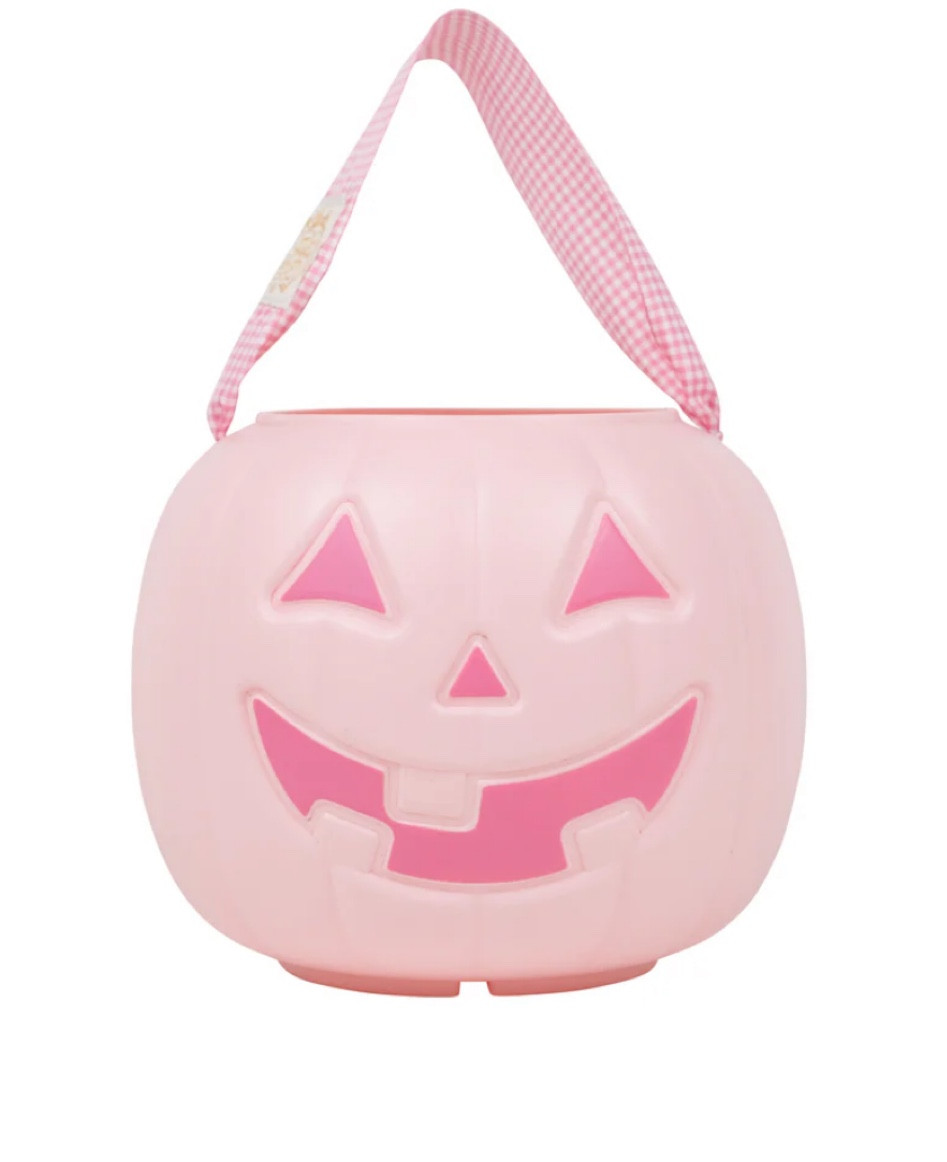Baby pink pumpkin trick or treat basket 

#LTKKids #LTKSeasonal #LTKBaby